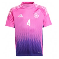 Nemecko Jonathan Tah #4 Vonkajší futbalový dres ME 2024 Krátky Rukáv